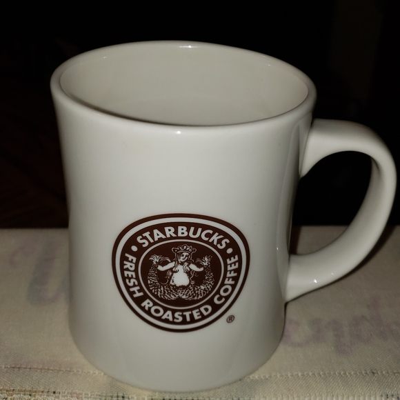Starbucks 2008 Pike Place Original Brown Double Tail Mermaid Dual Logo 16 ounce - Picture 3 of 6
